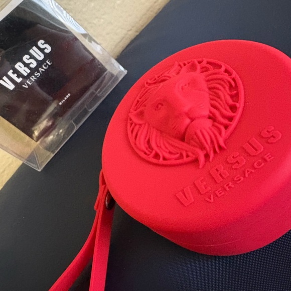 Versus Versace Red Men's Silicone Strap Watch with Medusa Accent - Picture 2 of 5